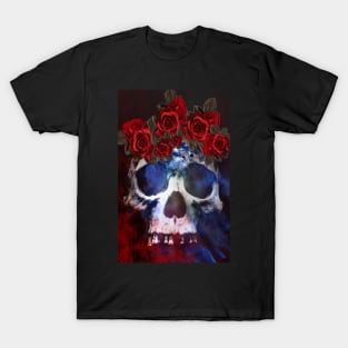 Red, White, and Blue Skull T-Shirt